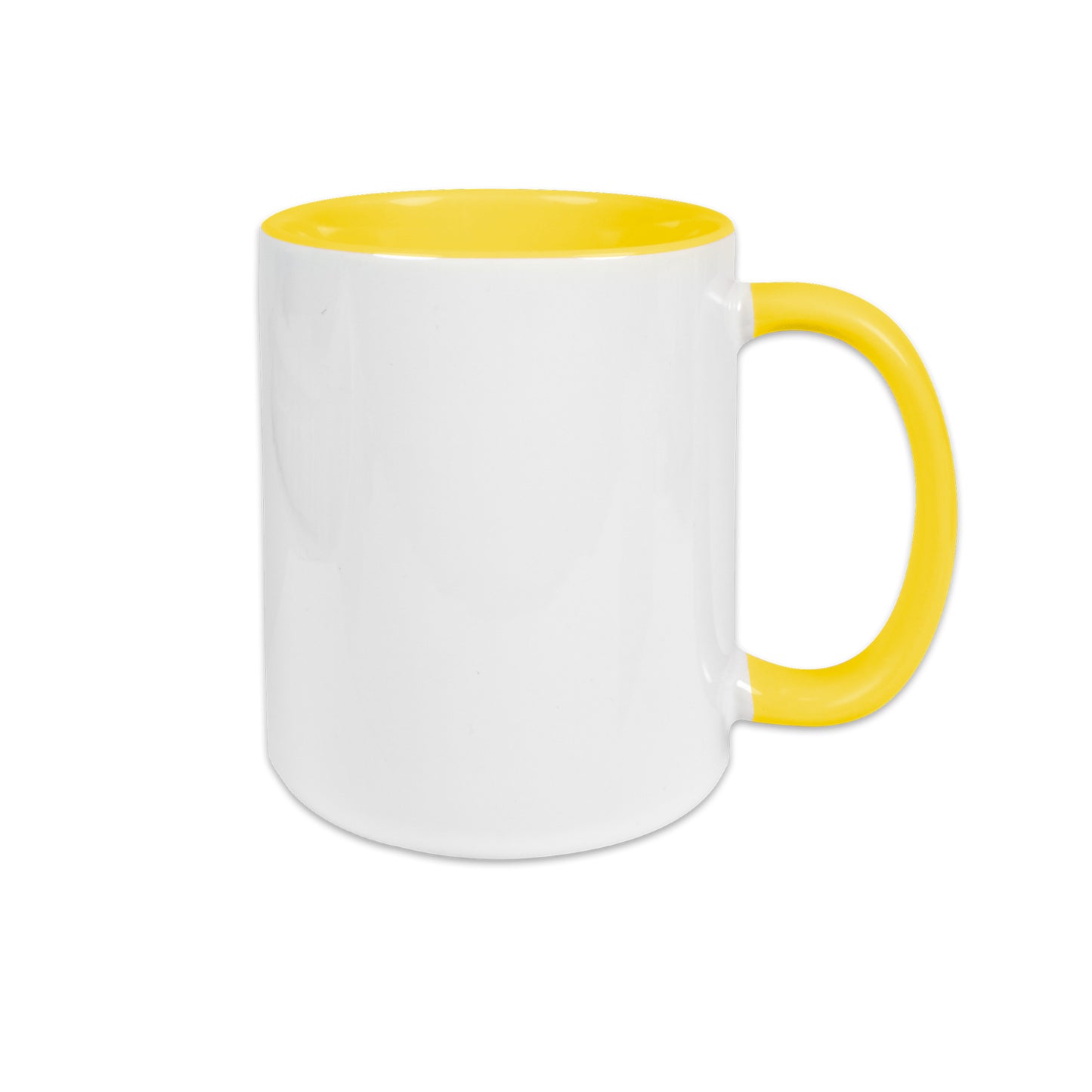 Kaffeetasse Hellgelb mit Wunschmotiv - Fototasse Werbetasse