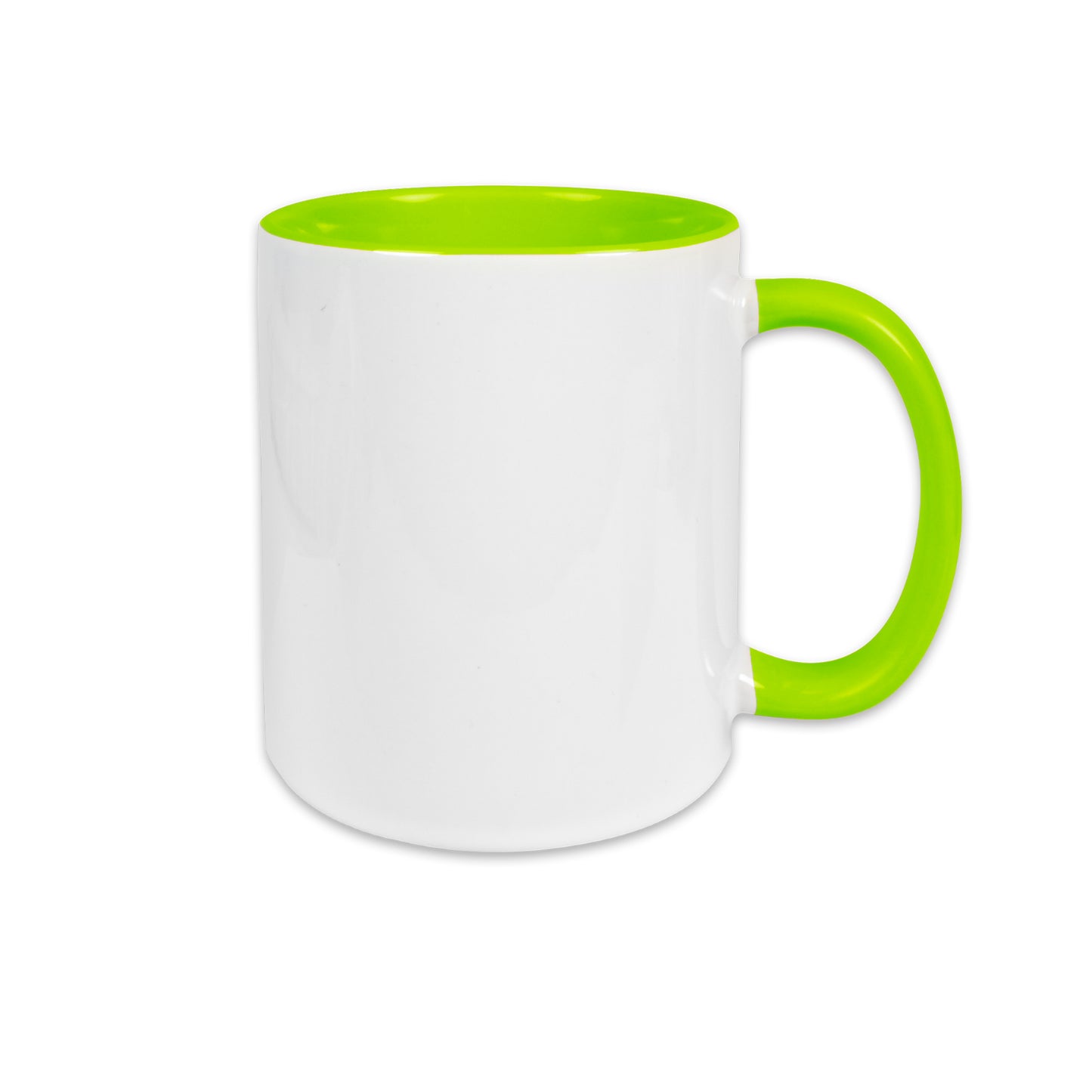 Kaffeetasse Hellgrün mit Wunschmotiv - Fototasse Werbetasse