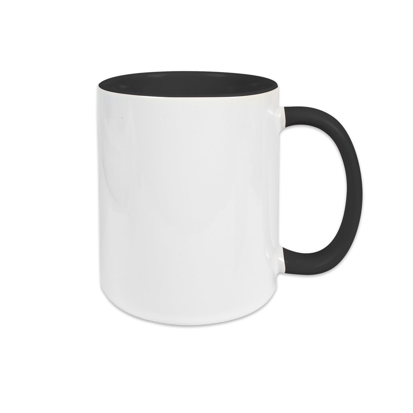 Kaffeetasse Schwarz mit Wunschmotiv - Fototasse Werbetasse